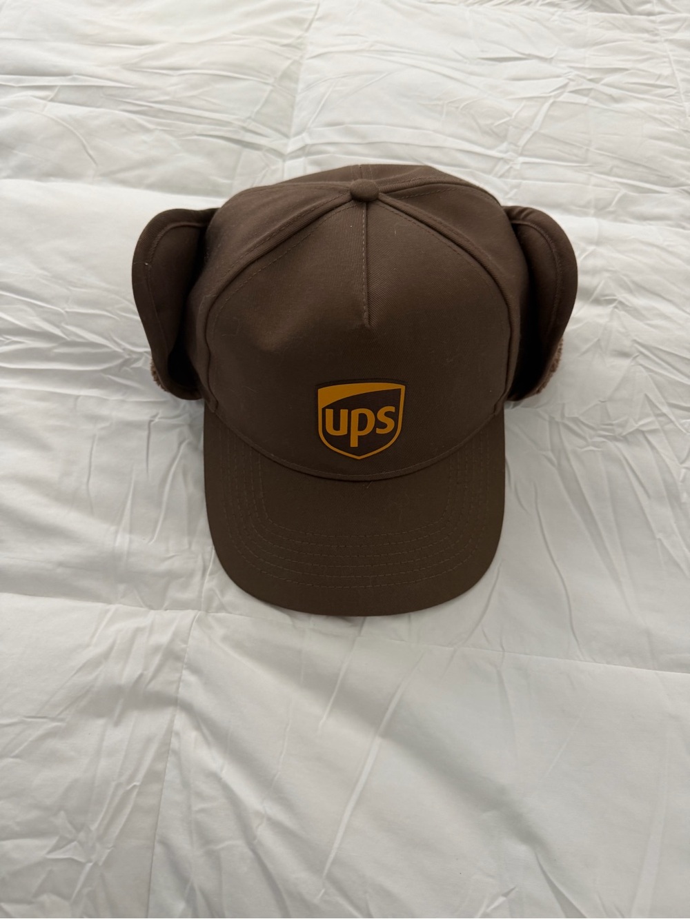 Brown Earflap Cap - Branded Winter Delivery Hat